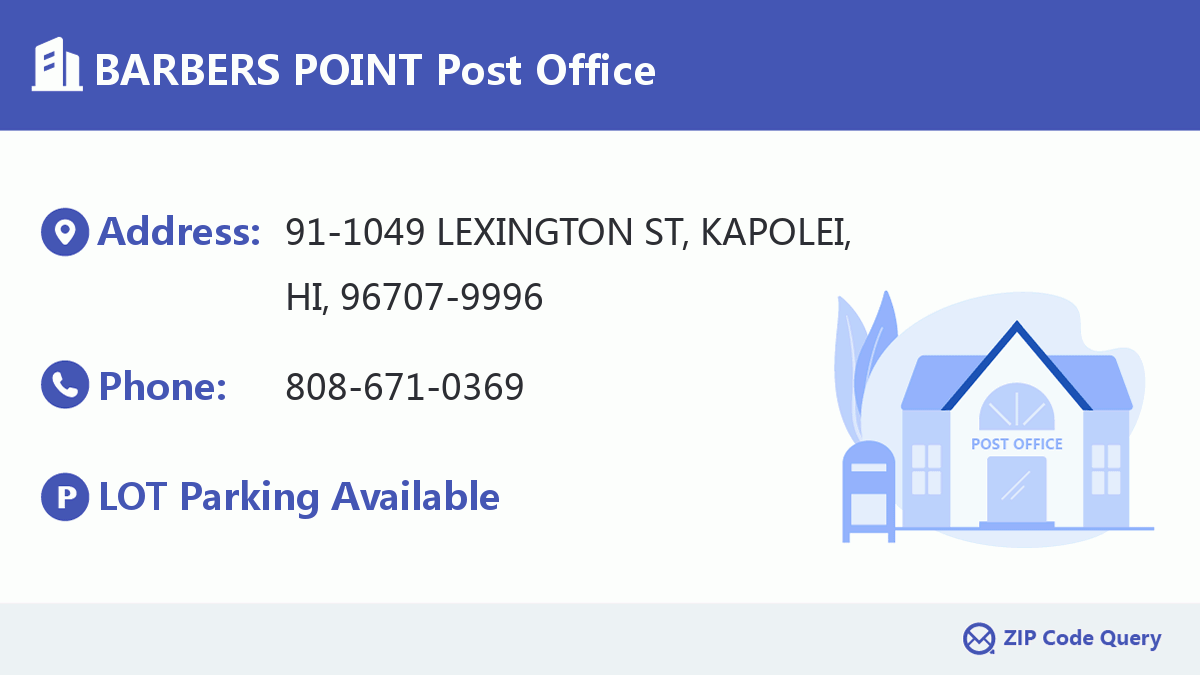 Post Office:BARBERS POINT