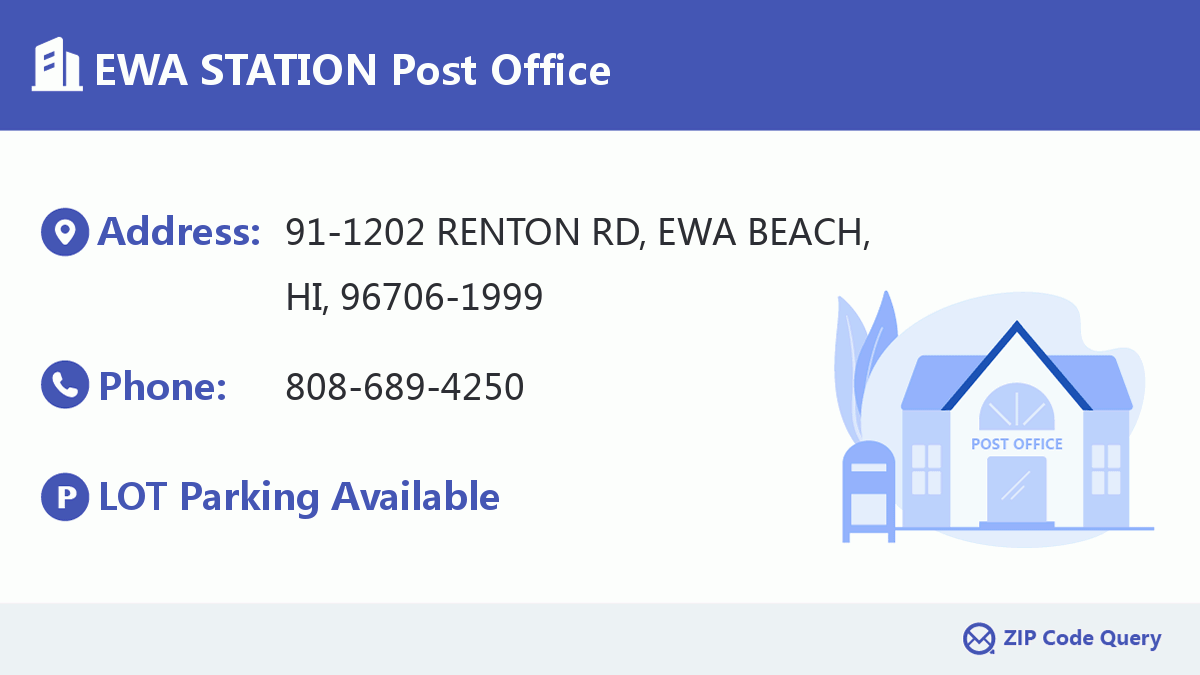 Post Office:EWA STATION