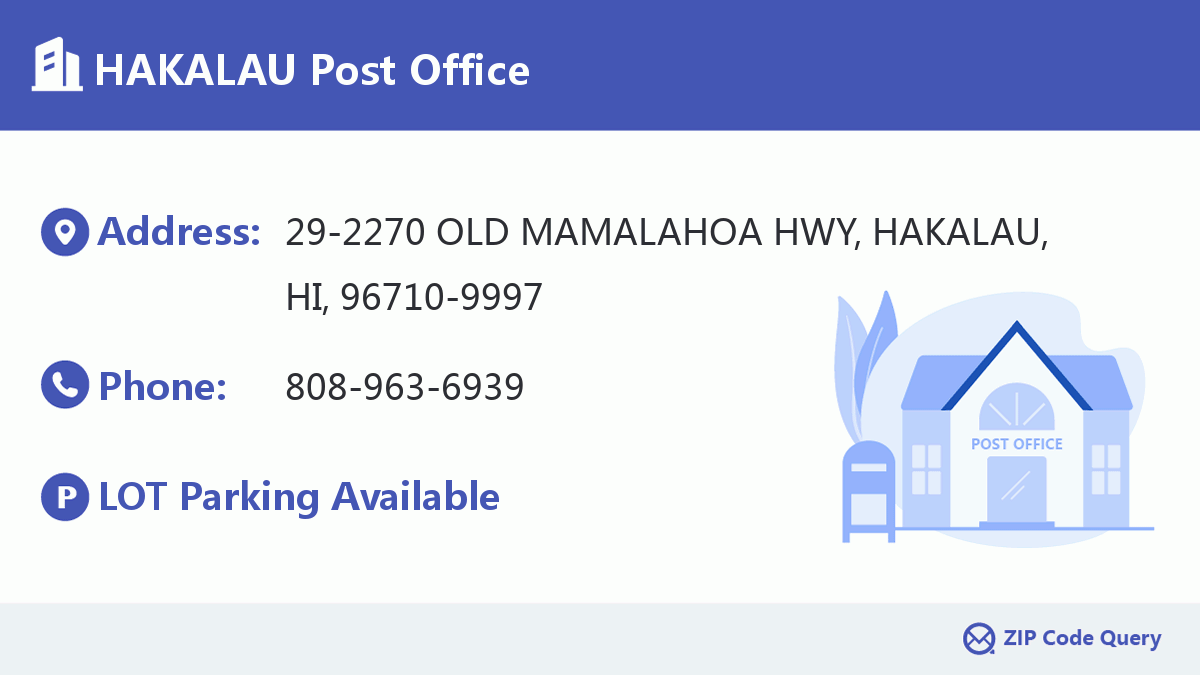 Post Office:HAKALAU
