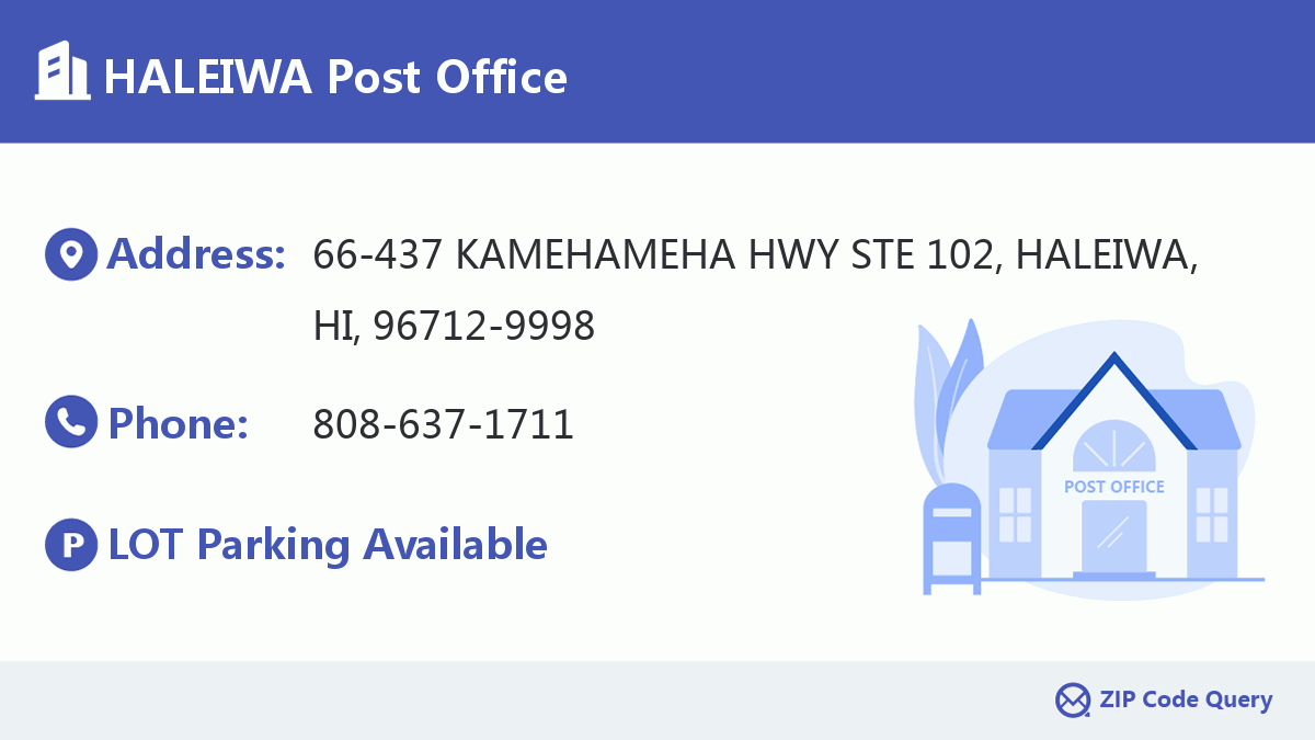 Post Office:HALEIWA