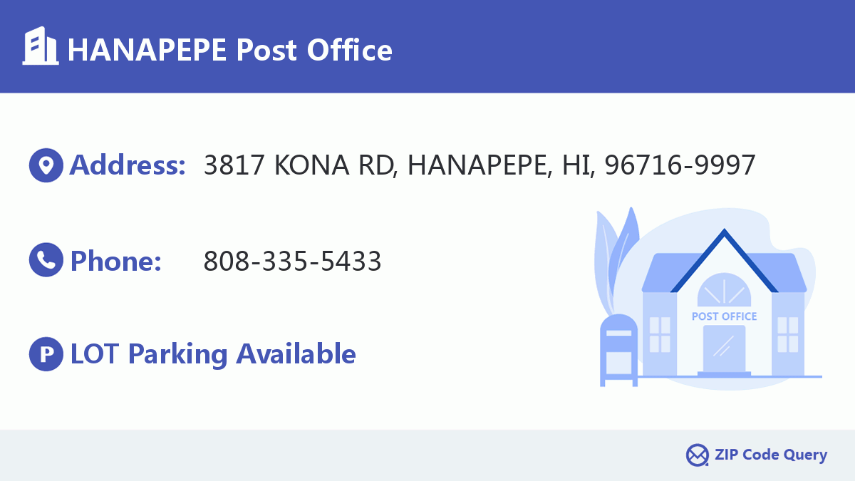 Post Office:HANAPEPE