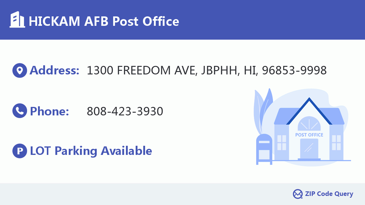 Post Office:HICKAM AFB