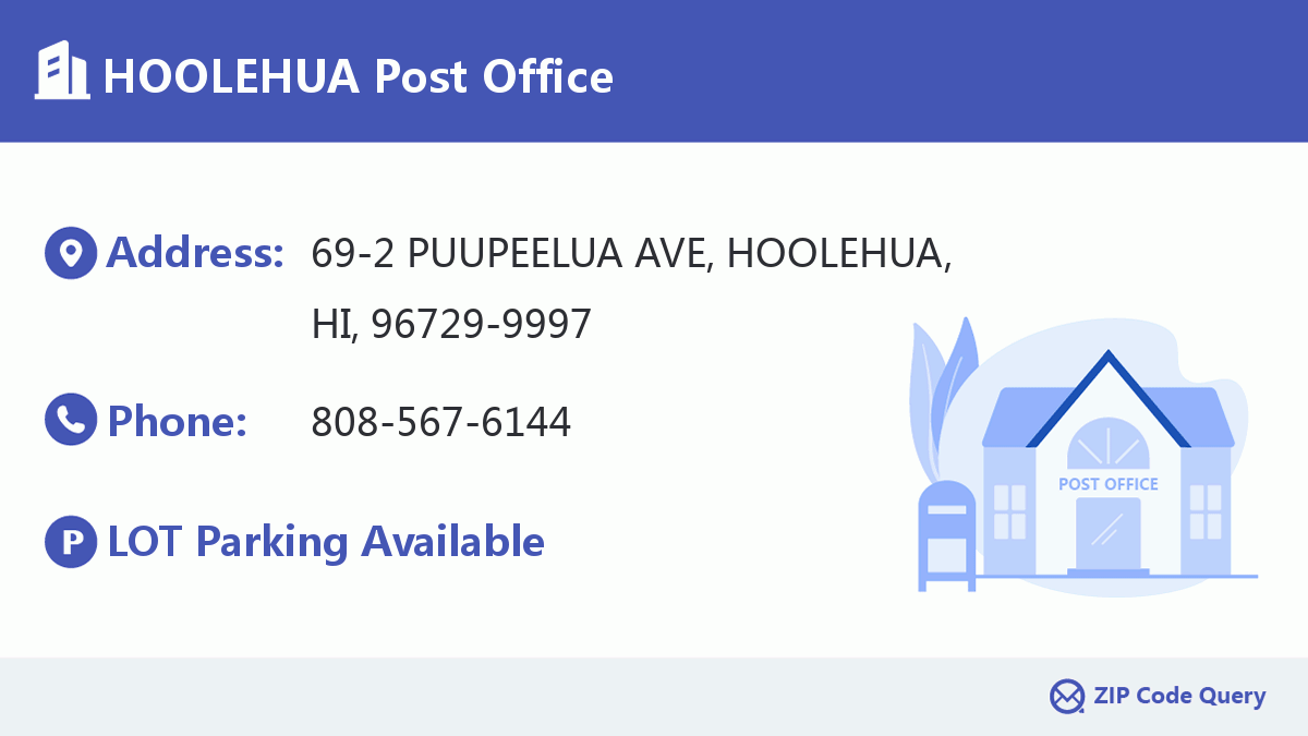 Post Office:HOOLEHUA
