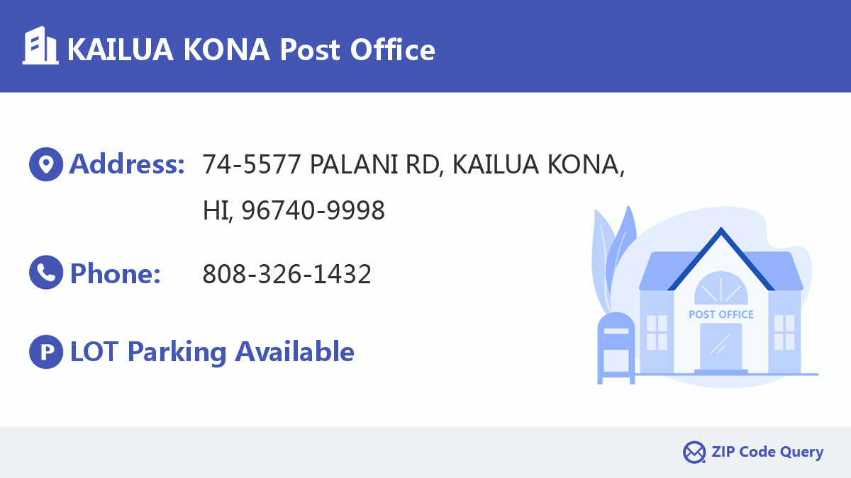 Post Office:KAILUA KONA