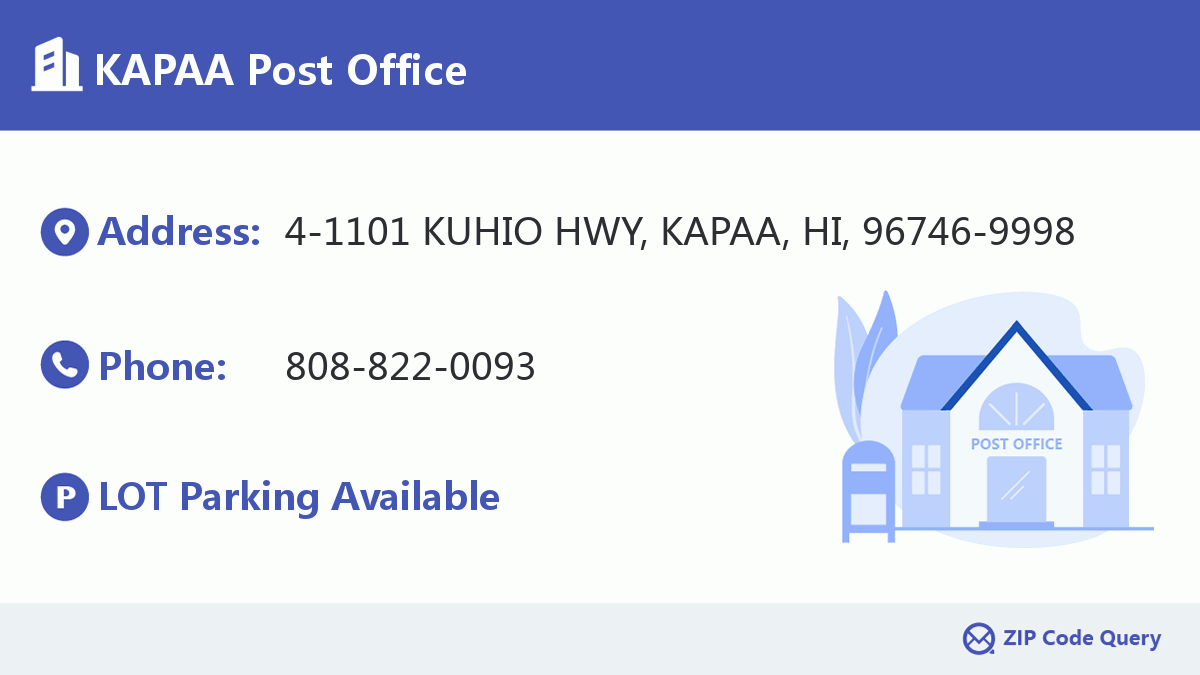 Post Office:KAPAA