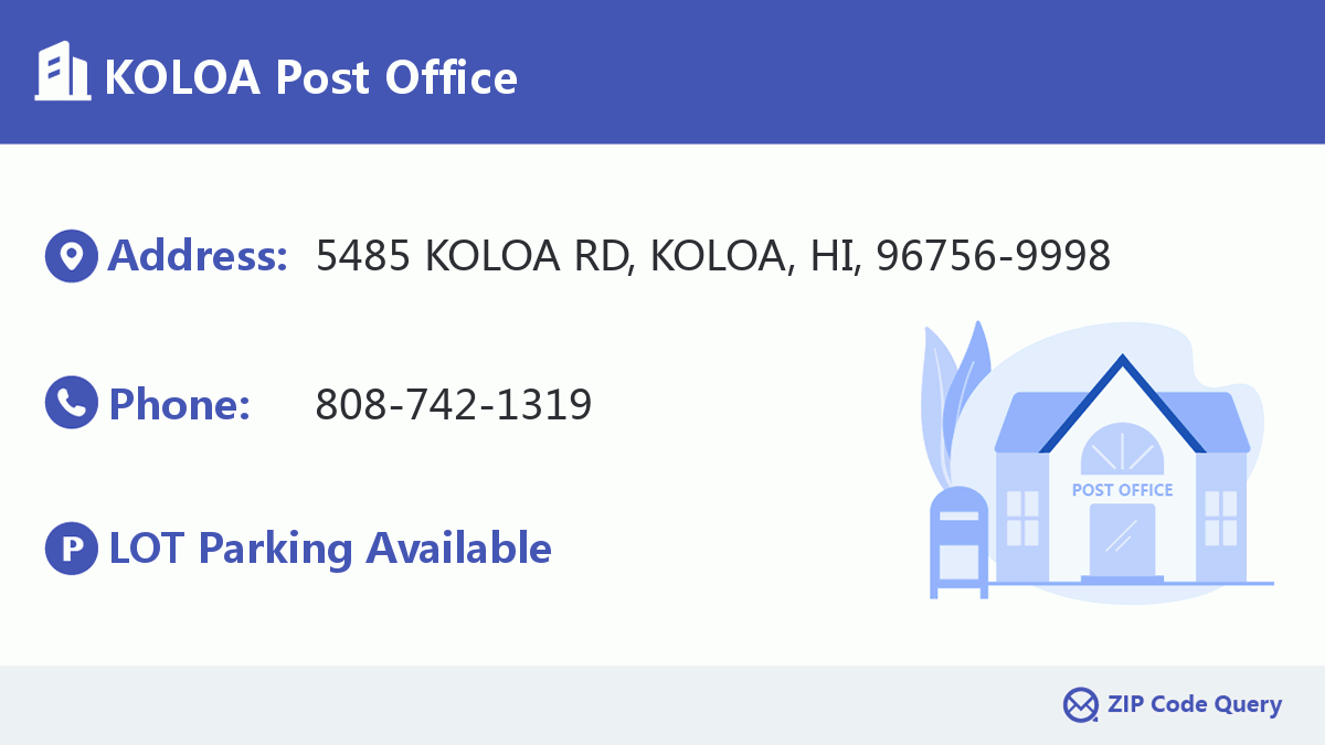 Post Office:KOLOA