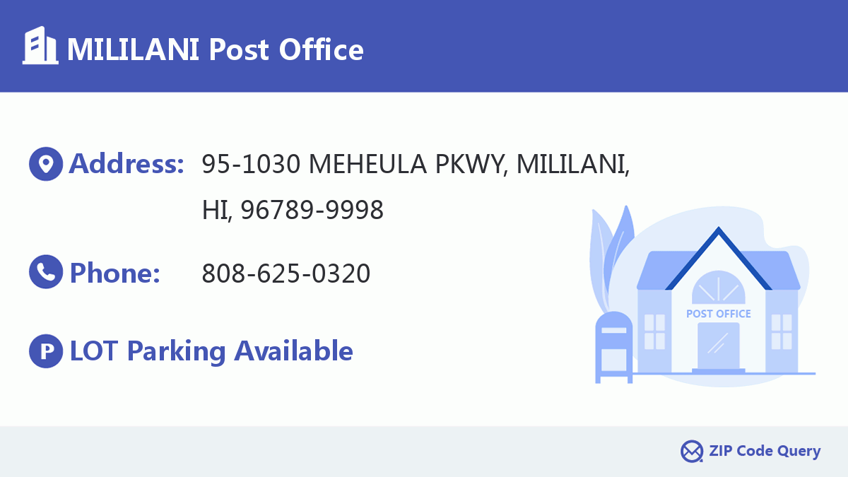 Post Office:MILILANI