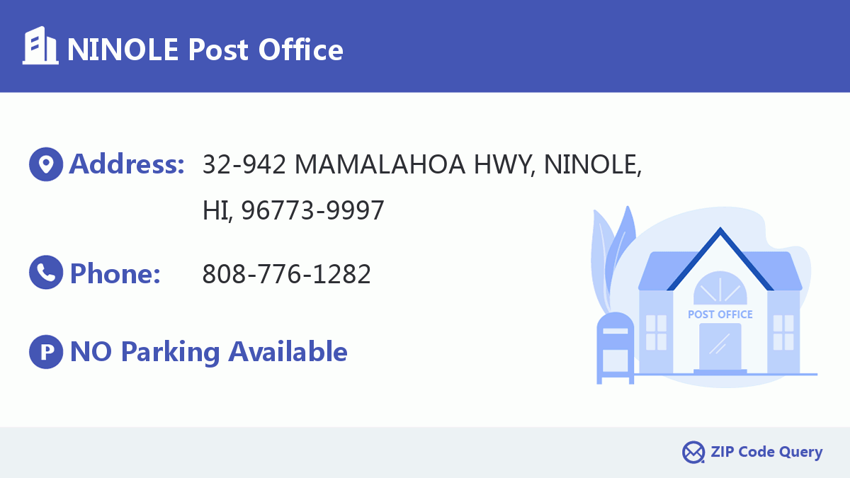 Post Office:NINOLE
