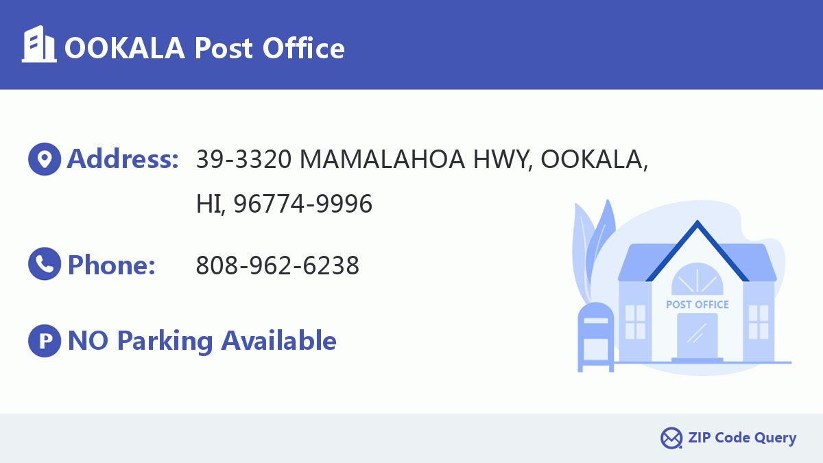 Post Office:OOKALA