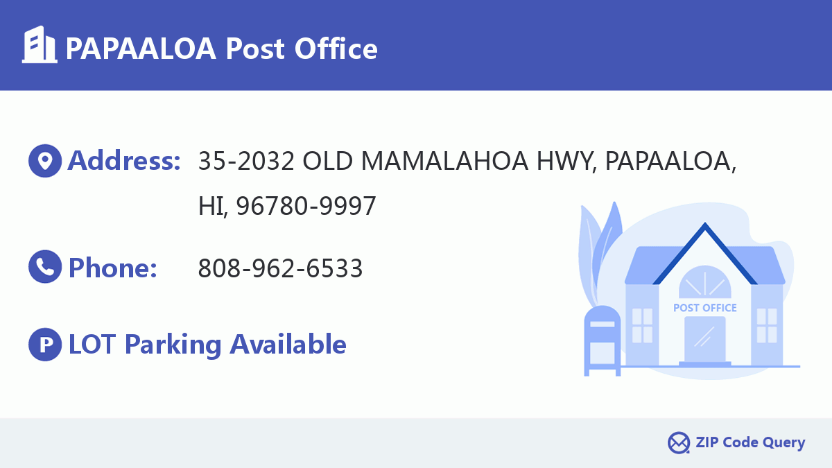 Post Office:PAPAALOA
