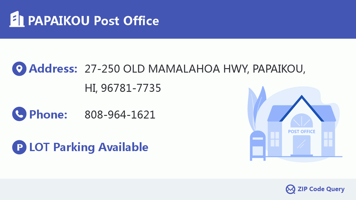 Post Office:PAPAIKOU