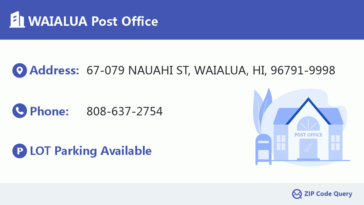 Post Office:WAIALUA